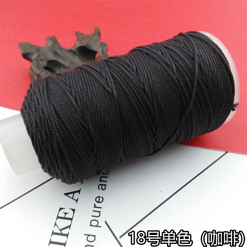 Qs Hand-Rubbed Cotton Thread 18 Strands Of Section Dyeing Gradient Diy Hand-Woven Bracelet Bracelet Rope Play Thread Rope Beading Matching