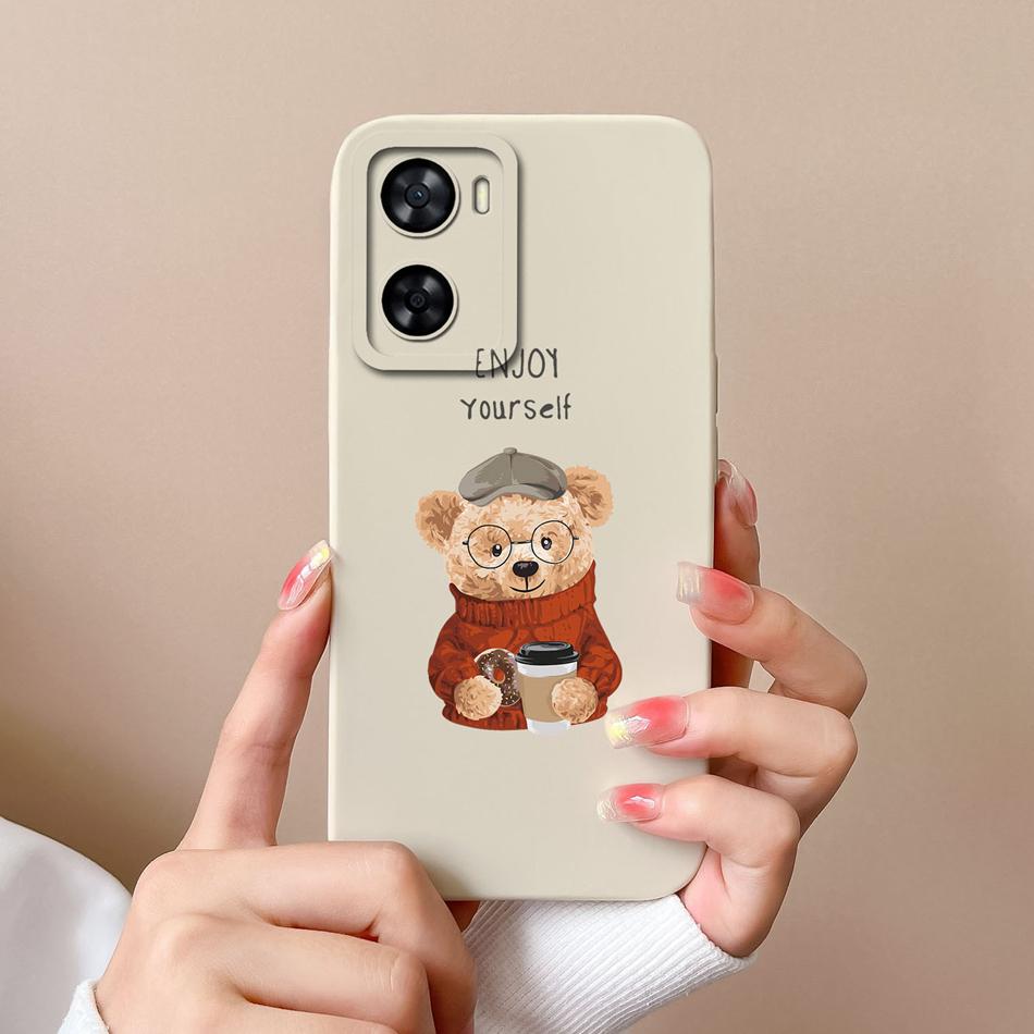 Case For OnePlus Nord N20 SE N300 Cartoon Candy Back Cover For 1+ Nord N20SE N 300 Phone Cases Soft Liquid Silicone Bumper Capa