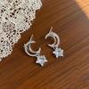 Temperament Butterfly Droplet Earrings Light Luxury Zircon Ear Stud Ladies' Ear Accessories  Girls