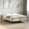 Vidaxl Bed Frame, Sonoma Oak, 120X190 Cm, Wood-Based Material
