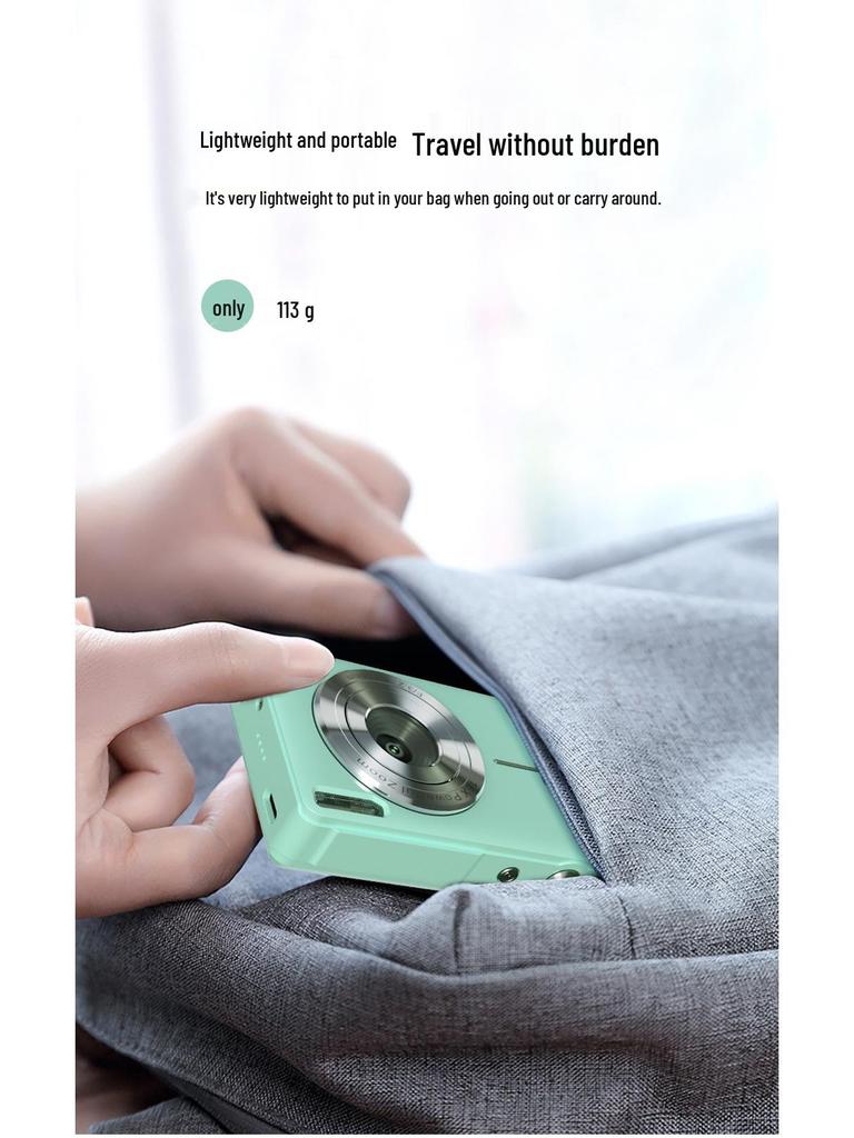 High-Definition Retro-Style Student CCD Camera with Self-Timer