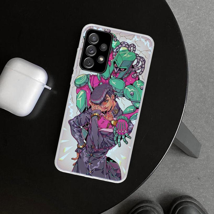 JoJo Adventure Higashikata Josuke Phone Case Cover for Samsung Galaxy A12 A22 A32 A52 A72 A02S A51 A50S A31 A20S A10S Note 20 Ul