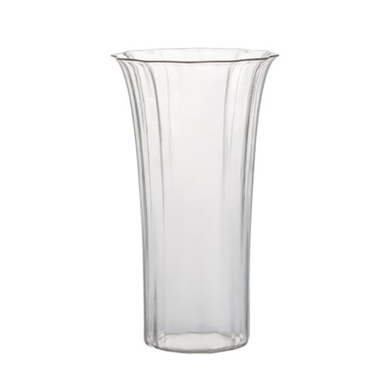 Transparent Plastic Flower Vase Heavy Duty Flower Holder Container Home Office Table Centerpiece Decorative Floral Plants Vase