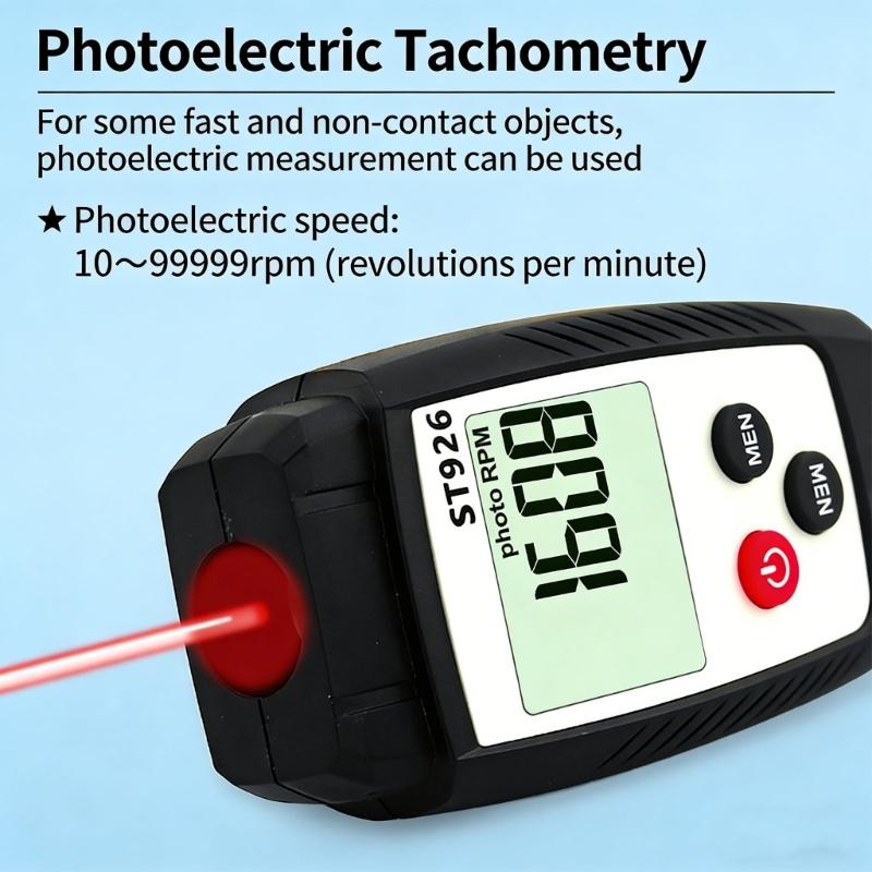 Professional 3 Feature Tachometer For speed Assessment Including Display Screen And Auto Shutdown