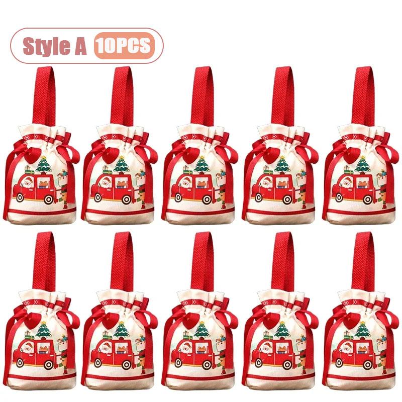 

Creative Christmas Gift Bags Apple Candy Bags Peace Night Packaging Box Small Holiday Gift Pouch for Kids and Christmas Gifts 21x9x5.5cm