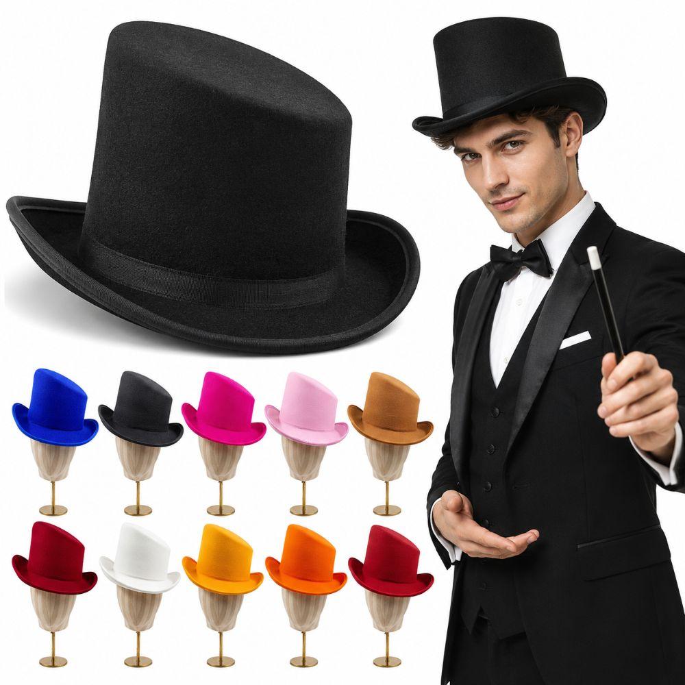 Winddichte Hoge Hoed Ademende Fedora Hoed Stijlvolle Presidentiële Pet Voor Mannen en Vrouwen