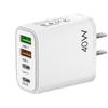 PD40W Mobile Charger: QC3.0 Fast Charging, 2U+2C Multi-Port, EU/UK Standards