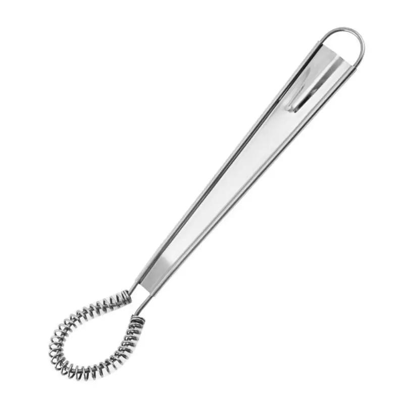 1PC 20cm Stainless Steel Magical Hand Held Spring Whisk Mini Kitchen Eggs Sauces Mixer Kitchen Gadgets Accessories