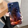 Voor OPPO Reno15 F FS 5G Hoesje CPH2801 Modieus Leeuw Bloemen Zacht TPU Siliconen Cover Voor OPPO Reno 15F 15FS Reno 15F 15FS Telefoonhoesje