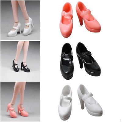 3 Pair Of 1/6 Princess Dolls High Shoes For BB Accessories