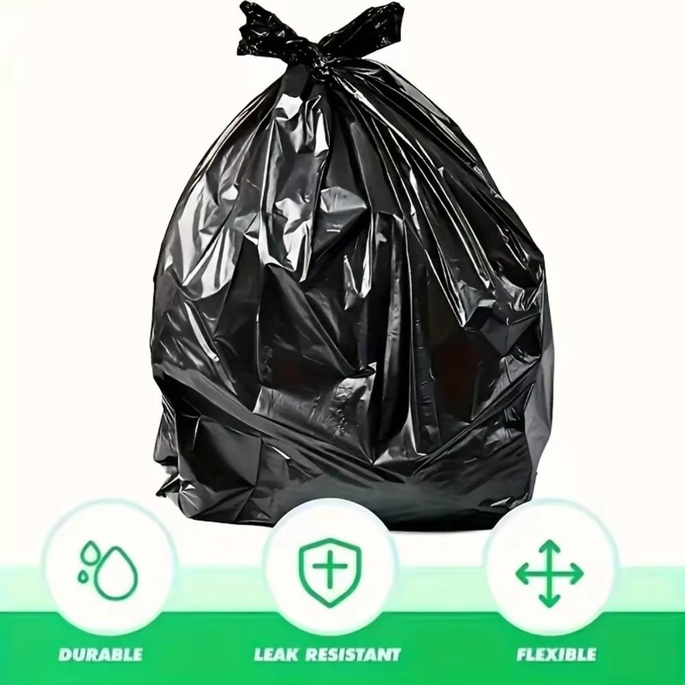 30PCS Thickened Portable Garbage Bags Large Capacity Large Garbage Bag Plastic Bag Household Use