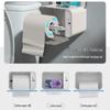 Smart Sensor Toilet Paper Holder, Automatic Wall-Mounted Dispensing, Punch-Free, Waterproof.