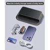 Driver'S Car Storage Bag, Small Car Side Pocket Organizer For Car Seats, Doors And Consoles, PU Leather (Black)