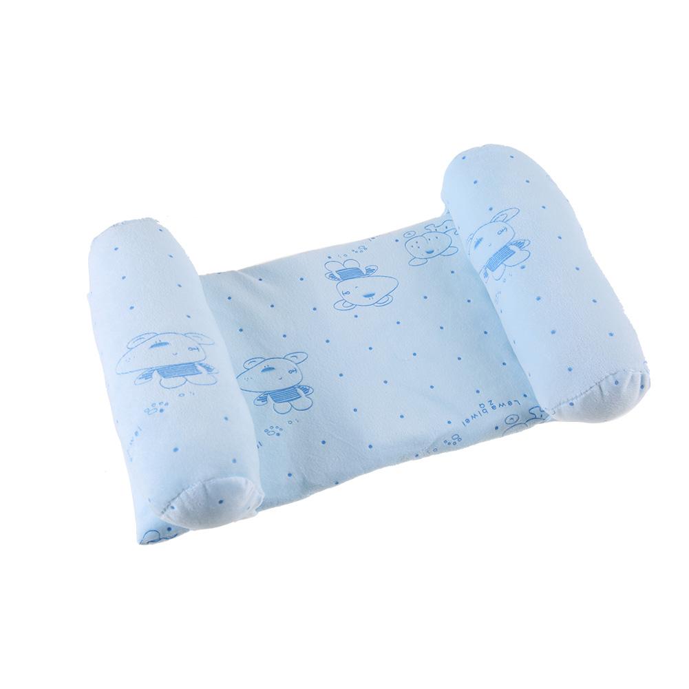 Baby Pillow Anti Roll Cotton Infant Sleep Prevent Flat Head Cushion for Newborn