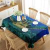 Tischdecke Meeresschildkröte Blaue Ozean-Thema Heimdeko für Rechteckigen Tischdeko Küche Esszimmer Bankett Party Tischdecke