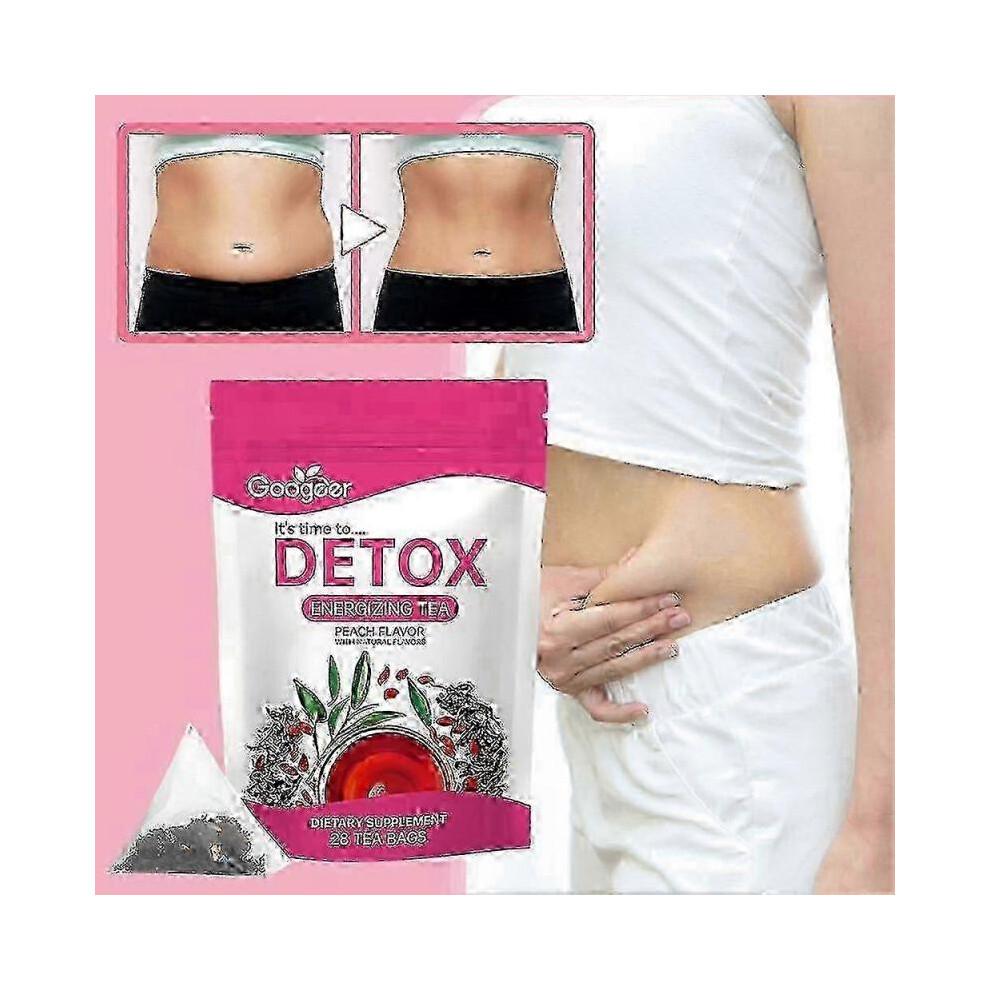 Detox Energizing Peach Tea for Digestive Health, Gut Cleansing and All Skin Types