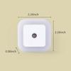 1PCS Wall-mounted Sensor Night Light Automatic On/Off LED Sensor Lights Plug Into Wall Light Stair Lamp for Stairway Bathroom Kids Room Garage Cabinet
