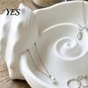 Conch-shaped Tray 3D Printed Conch Jewelry Tray, Rings Earrings Necklaces Organizing Small Item Dish, Trinket Keys Holder Plate for Home Decor Storage