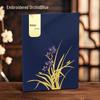 Custom Embroidery and Hot Stamping Award Certificate Cover with A4 Inner Page Printing