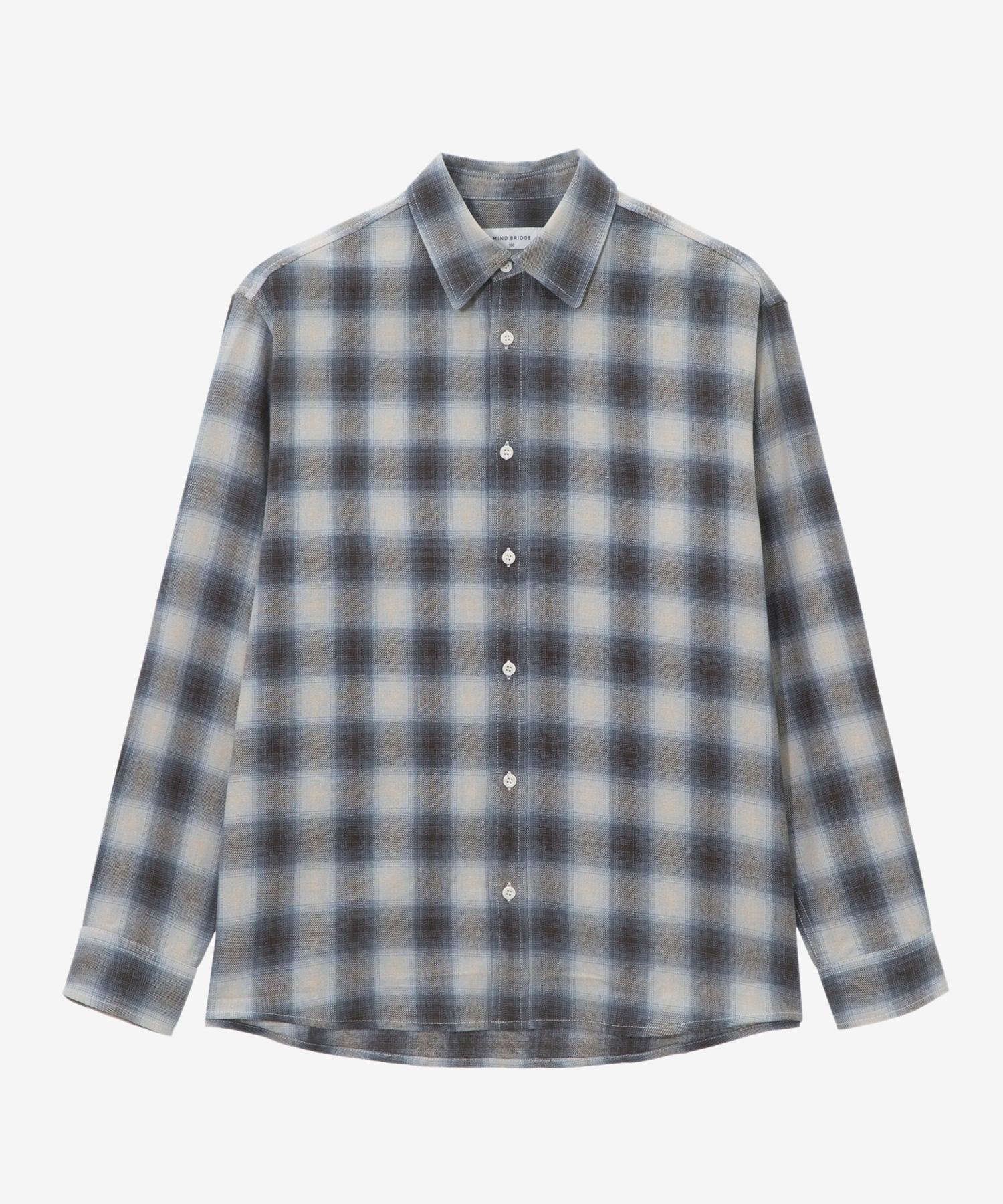Mind Bridge Flannel Check Oversized Shirt - 2 Colors 105