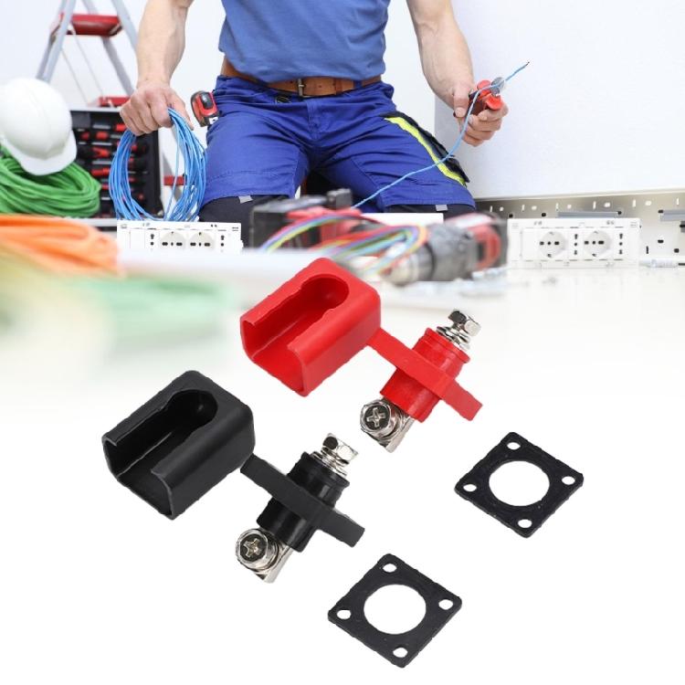 2Pcs Multipurpose Screw Fastening Brass Terminals Block Convenient for Solar Energy Battery Secure Connection Daily Use