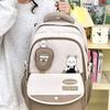Schoolbag Korean version ins New middle school student backpack commuter bag cartoon high value fashion casual cute student bag