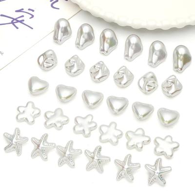 ABS Geometry Imitation Pearl Beads for DIY Jewelry Craft Making Home Decoration Art Faux Pearls for Vase Fillers