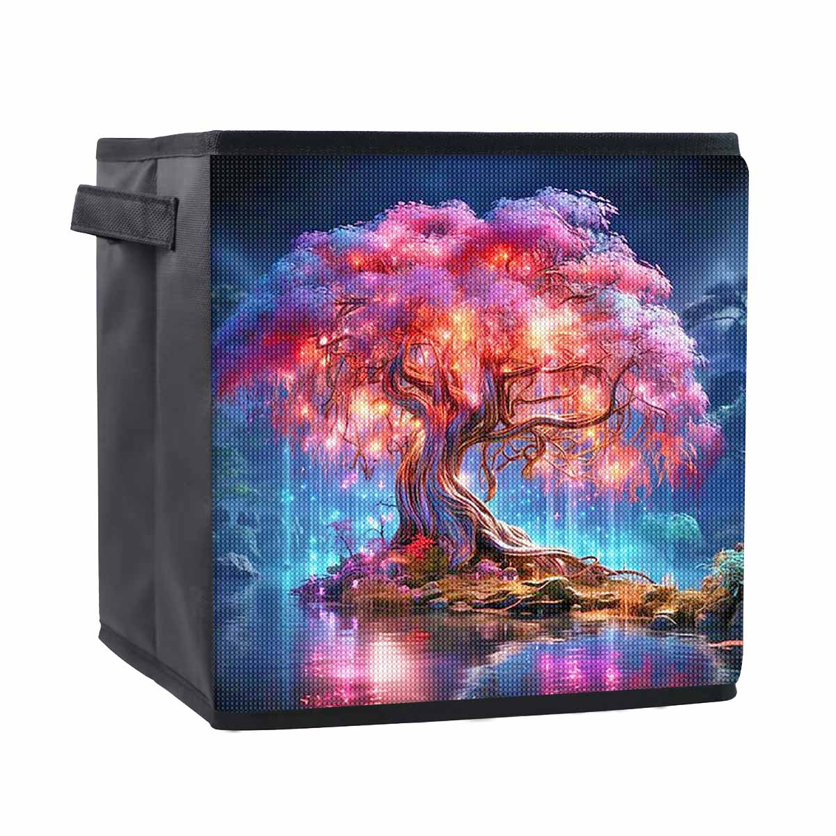 

A Huge Peach Tree 5D Diamond Painting Storage Basket Full Round Drill Mosaic Diamond Embroidery Cross Stitch Kits Home Decor Home Decor 25cmx25cm