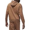 Jordan Logo Printed Fitted Hoodie Men hoodies Khaki FB7291-281