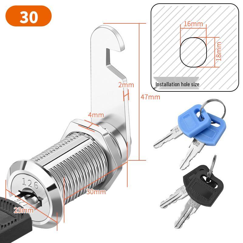 Mehrzweckschloss für Briefkasten, Schrank, Schublade und mehr