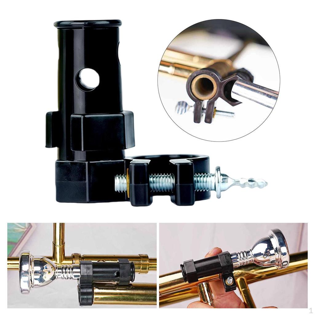 Trumpet Mouthpiece Holder Attachment Adjustable Resistance Assistant Clamp for Beginners