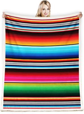 Manta Mexicana Manta Cinco De Mayo Mantas Mantas de Sofá Manta Festa Colorida Macia Aconchegante Quente Pelúcia Presente Sofá Cama Sala de Estar