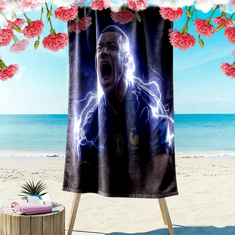 Ronaldo's Legacy: Number Journey beach towel beach soft seaside Outdoor pool towel quick-drying swim towel beach towel beach Fashion printing