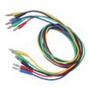 Magnetic Test S Kit Soft Flexible 5 Colour 4mm Banana Plug Test S Jumper Test Wire Set with