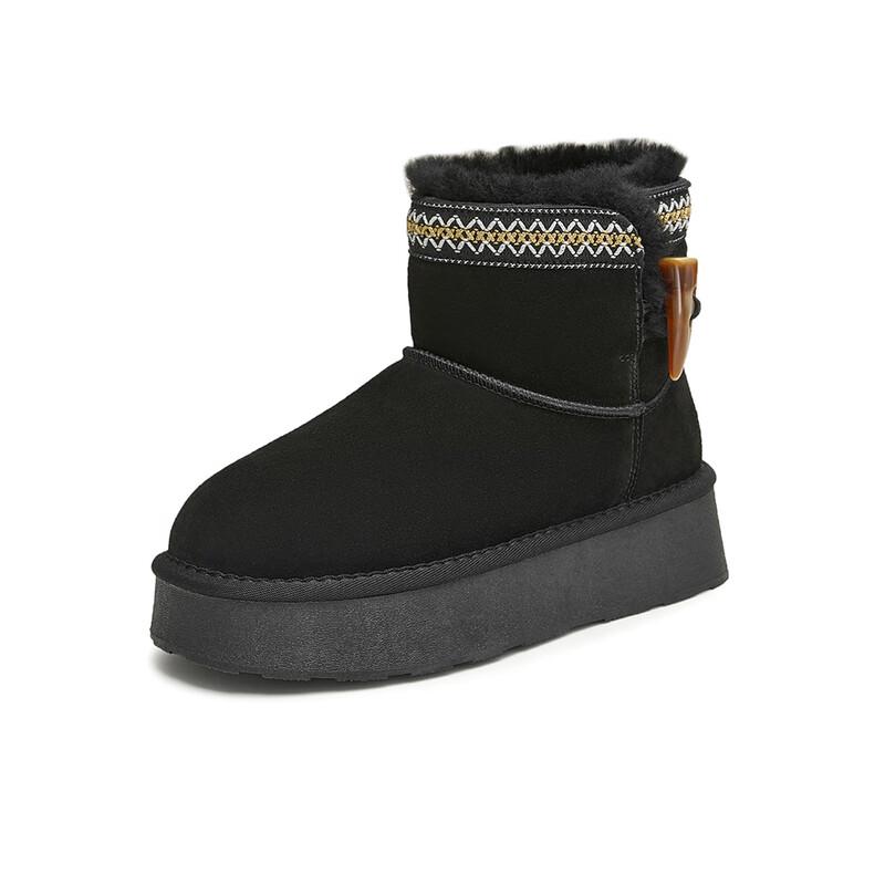 TATA Women s Fashion Casual Warm Snow Boots CDE02DD4 EU 36