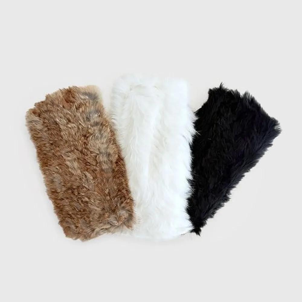 [1+1] Rabbit Fur Hairband 3 Colors