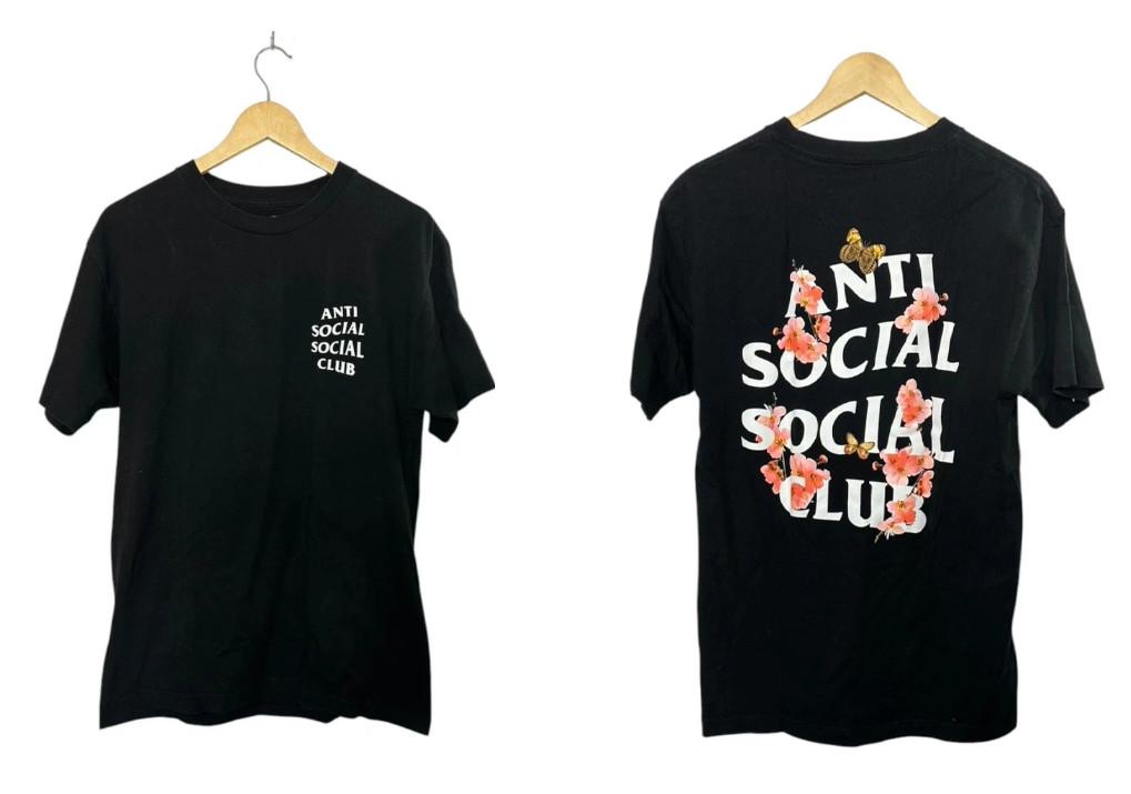 Anti Social Social Club ASSC T-Shirt Black Cherry Blossom T-Shirt S-5XL S