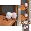 Adorable Soft And Creative Two-tone Marshmallow Plush Keychain Doll For Couples