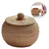 Aufbewahrungskorb aus Rattan 15*15*12cm 1 Stück Multifunktional Vietnamesische Herbstrebe A Schachfiguren Nagelneu