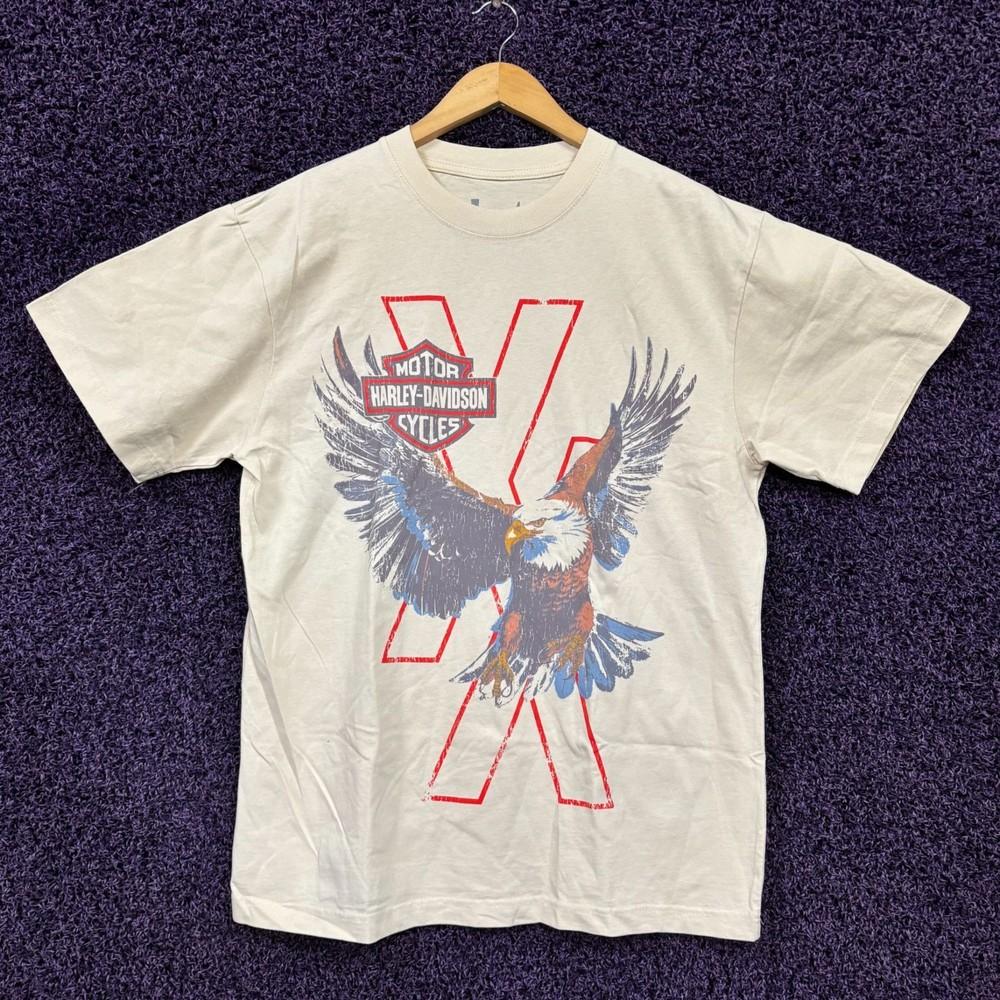 

Machine Gun Kelly X HarleyDavidso wbr/ n Lost Americana Graphic TShirt Size Medium Unisex T-Shirt S