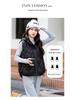 Gilet Matelassé à Capuche pour Femme Automne/Hiver 2024, Court Gilet Matelassé