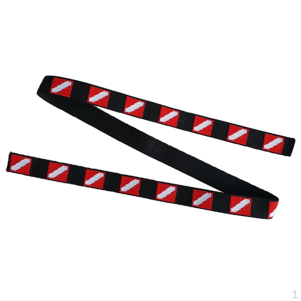 

Dive Flag Strap Scuba Diving Snorkeling Weight Belt Webbing 2.5cm