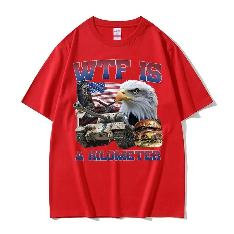 Wtf Is A Kilometer Funny Meme Graphic T Shirt Women Fashion Retro Female T-shirts Unisex Casual Short Sleeve T-shirt Y2k