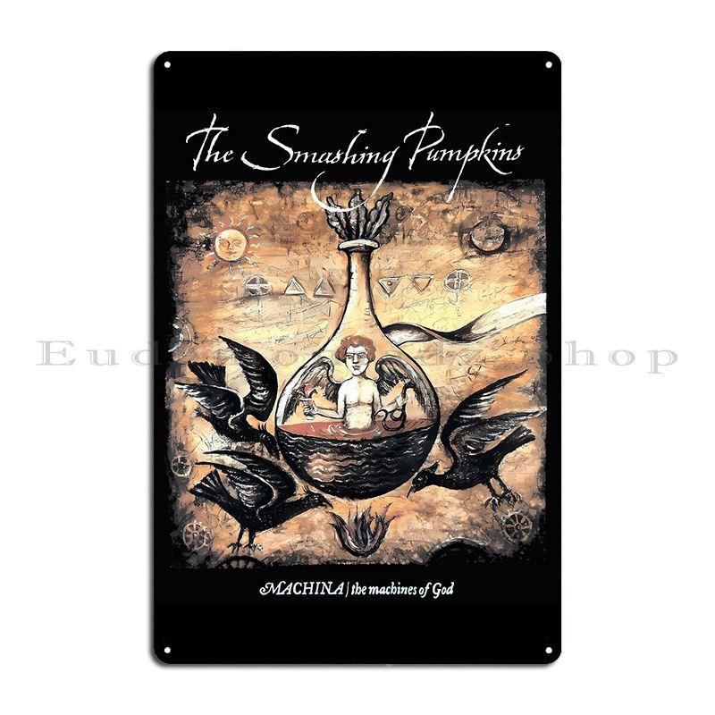 

Винтажная металлическая табличка The Smashing Pumpkins Гостиная Гараж Печать Кино Настенный декор Жестяная табличка Постер 20x30cm