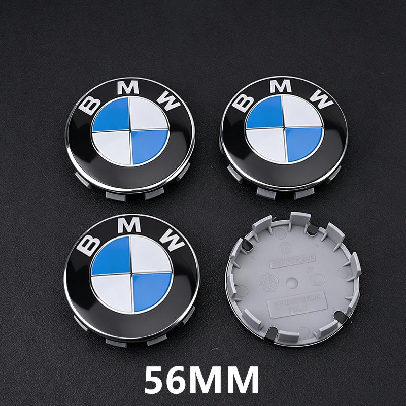 DECW8 4Pcs 56mm 60mm ABS Aluminum Wheel Center Hub Cap Badge For BMW E46 X3 G30 G01 F40 G05 G22 G06 Auto Exterior Tuning Accessories
