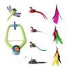 Retractable Smart Hanging Feather Toy Funny Self-Entertainment Toy  Self Entertainment