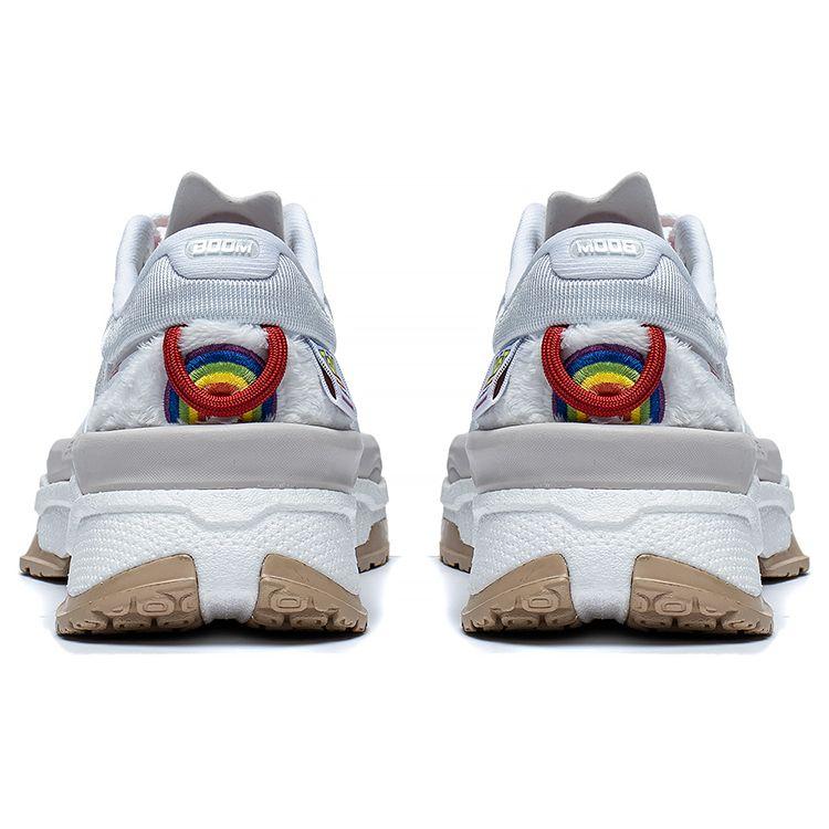 Li Ning Disney X  Toy Story Beyond 7 Fabric TPU Wear-Resistant Rebound Low-Top Casual Shoes Women sneakers Standard-White AGLT092-1