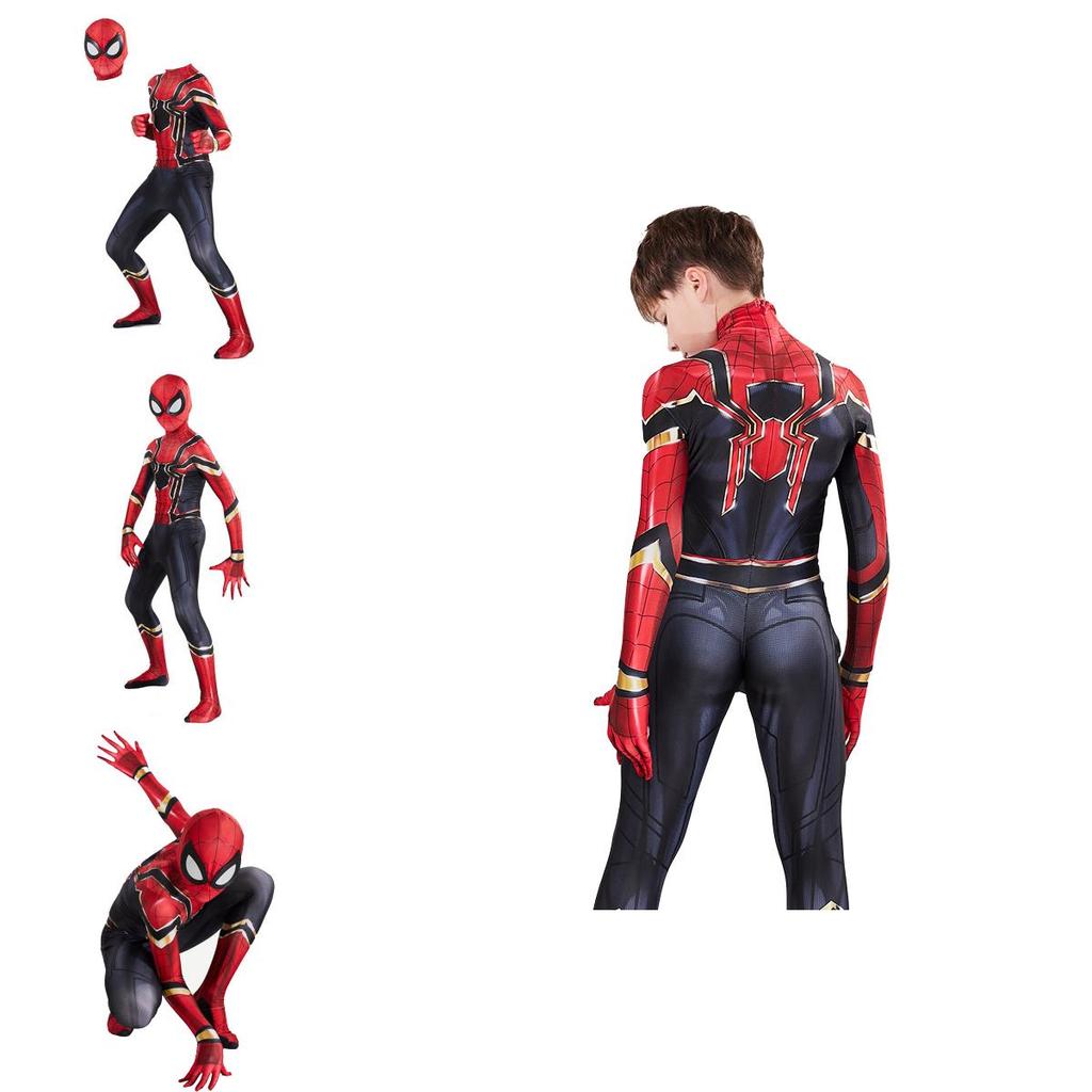 Breathable Lightweight Iron Spiderman Suit Superhero Costume Perfect For Cosplay