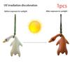 Small Cute Car Color Changing Roasted Duck Funny UV Color Change Duck Creative Car Interior Ornament Friend Gift