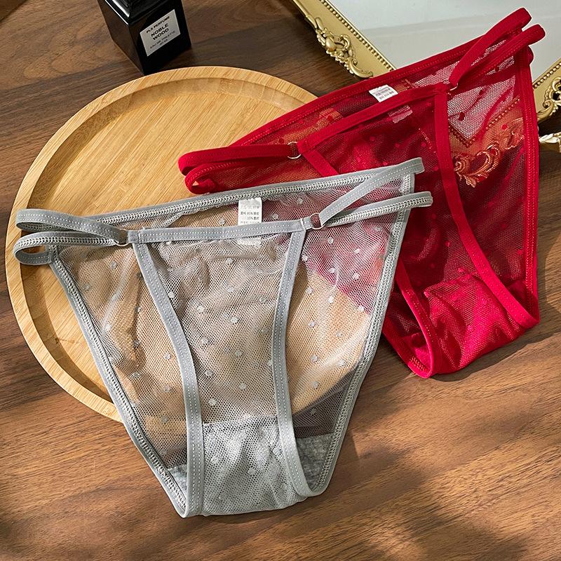 Sexy Panties Thongs Porn Lace See-Through G-String Hollow Out Briefs Underwear Porn Flirting Underpants Clothes for Women